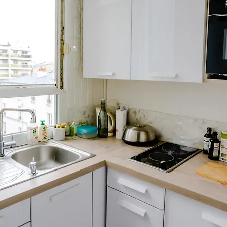 Apartamento Design Apt In The Belleville Area Paris